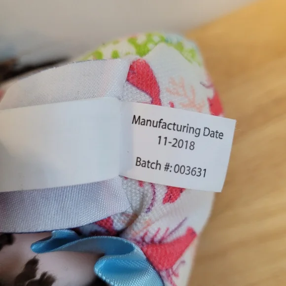 Preppy Pelican Dark Brown Hair Plush Mermaid Doll 18" Stuffed Toy Weighted Tail - Picture 6 of 7